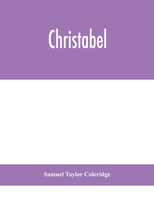 Christabel, Paperback / softback Book