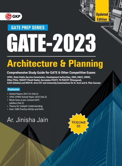 Gate 2023 : Architecture & Planning Vol 1 - Guide by GKP, Paperback / softback Book