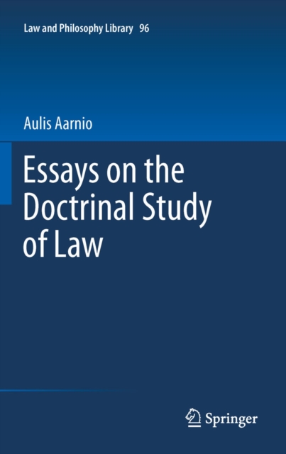 Essays on the Doctrinal Study of Law, PDF eBook