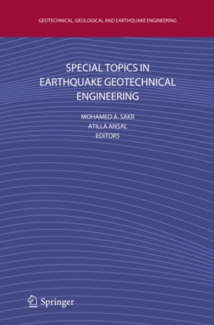 Special Topics in Earthquake Geotechnical Engineering, PDF eBook