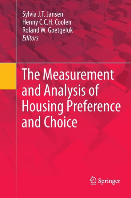 The Measurement and Analysis of Housing Preference and Choice, Paperback / softback Book