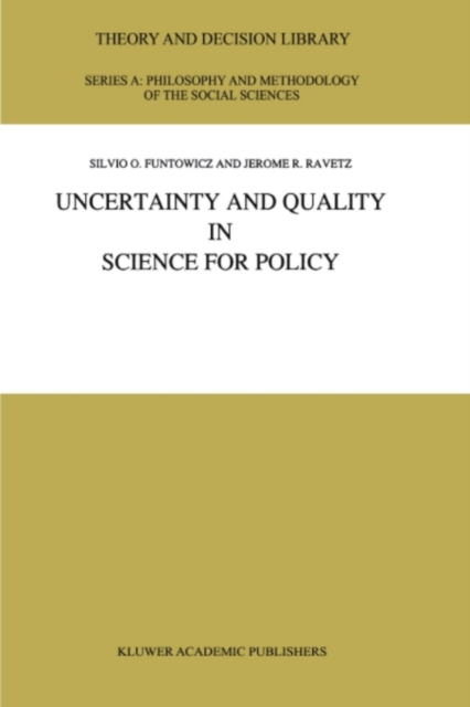 Uncertainty and Quality in Science for Policy, PDF eBook