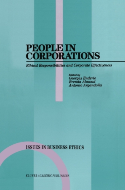 People in Corporations : Ethical Responsibilities and Corporate Effectiveness, PDF eBook