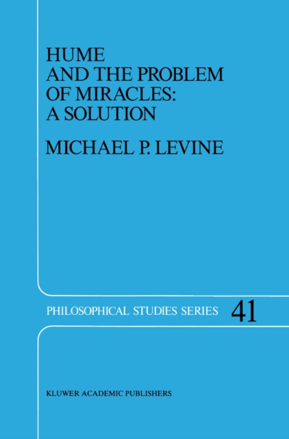 Hume and the Problem of Miracles: A Solution, PDF eBook