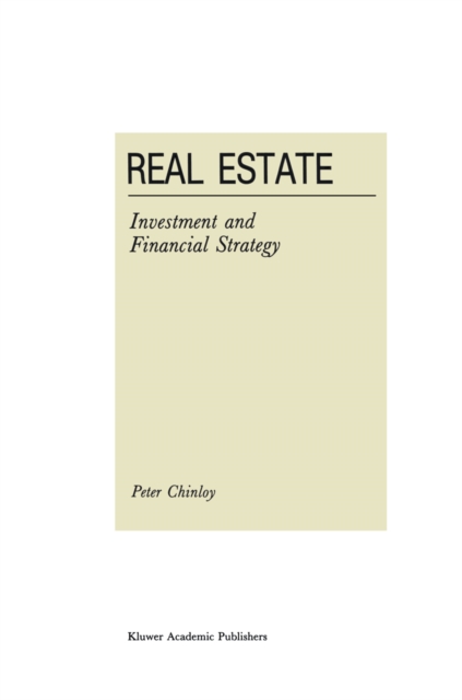 Real Estate: Investment and Financial Strategy, PDF eBook