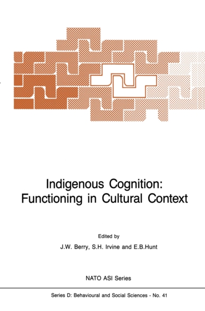 Indigenous Cognition: Functioning in Cultural Context, PDF eBook