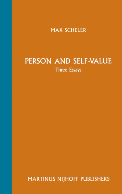 Person and Self-Value : Three Essays, PDF eBook