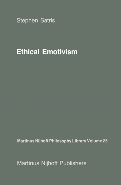 Ethical Emotivism, PDF eBook
