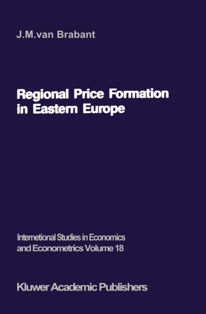 Regional Price Formation in Eastern Europe : Theory and Practice of Trade Pricing, PDF eBook