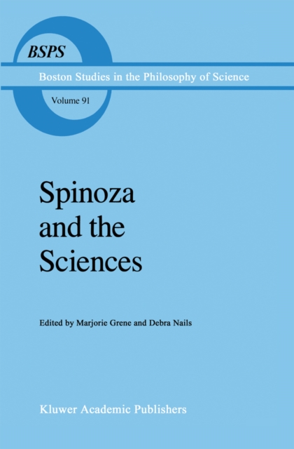 Spinoza and the Sciences, PDF eBook