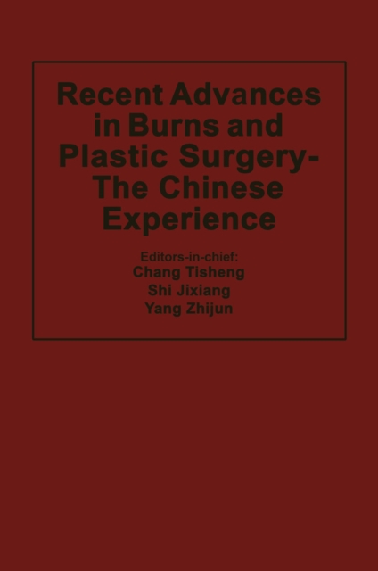 Recent Advances in Burns and Plastic Surgery - The Chinese Experience, PDF eBook