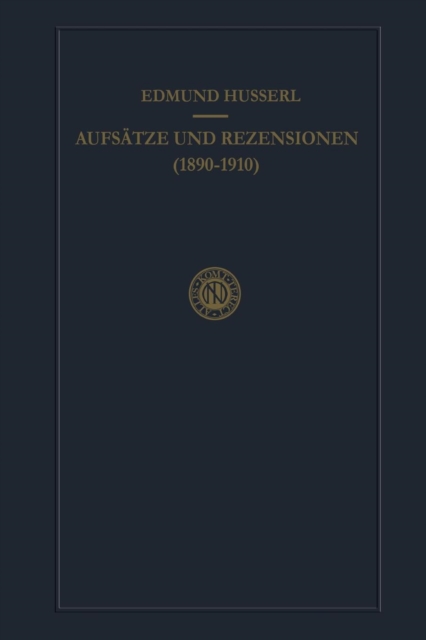 Aufsatze Und Rezensionen (1890-1910), Paperback / softback Book