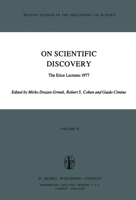 On Scientific Discovery : The Erice Lectures 1977, PDF eBook