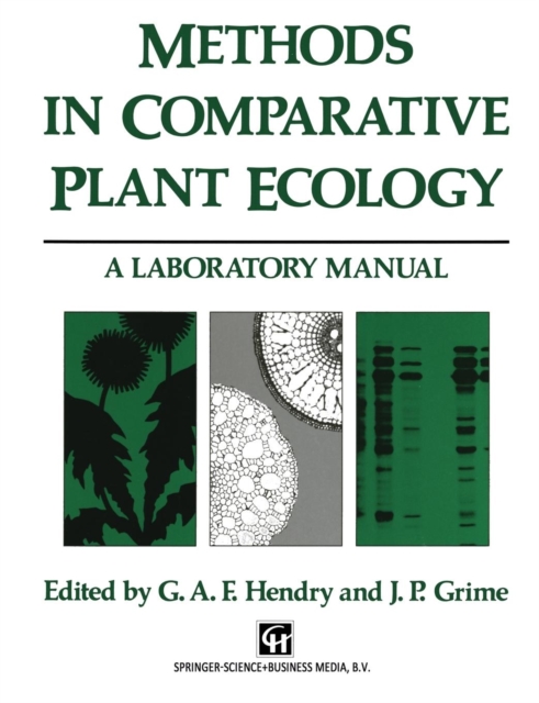 Methods in Comparative Plant Ecology : A laboratory manual, Paperback / softback Book