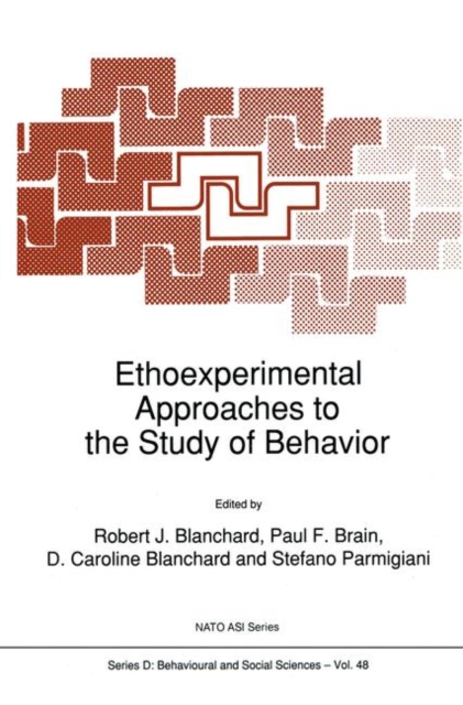 Ethoexperimental Approaches to the Study of Behavior, Paperback / softback Book