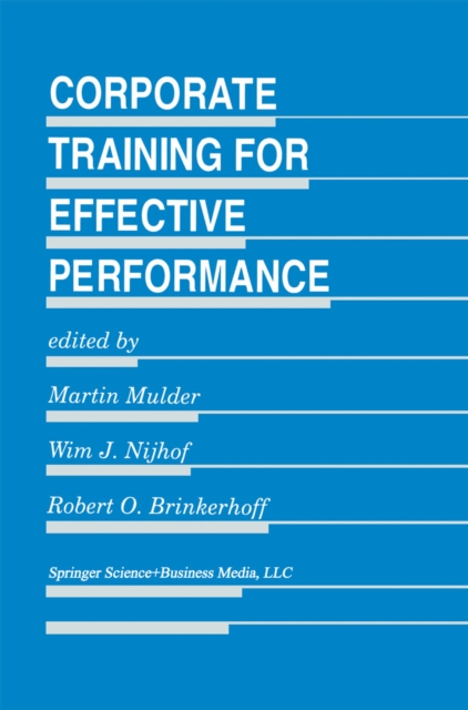 Corporate Training for Effective Performance, PDF eBook