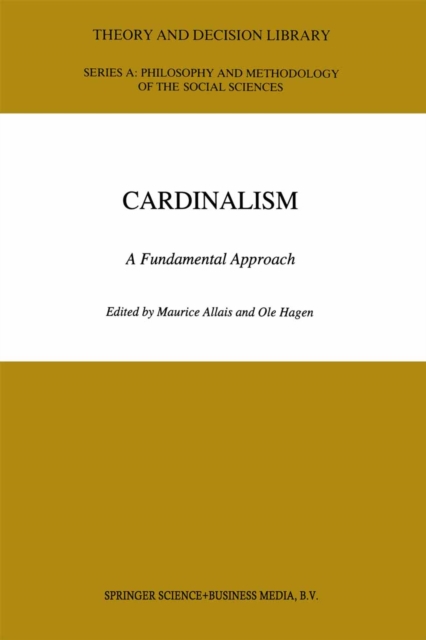Cardinalism : A Fundamental Approach, PDF eBook