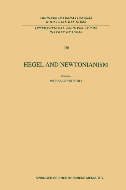 Hegel and Newtonianism, PDF eBook