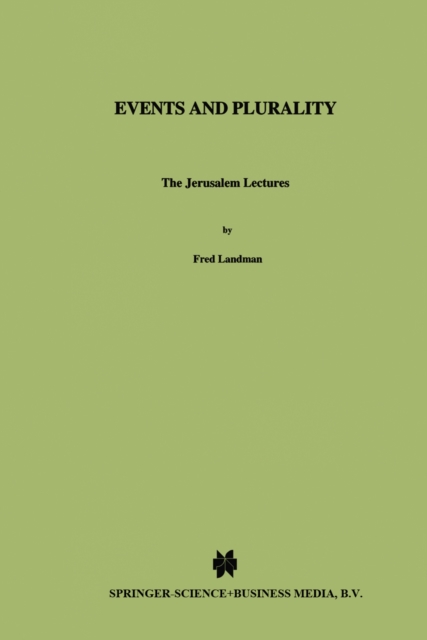 Events and Plurality : The Jerusalem Lectures, PDF eBook