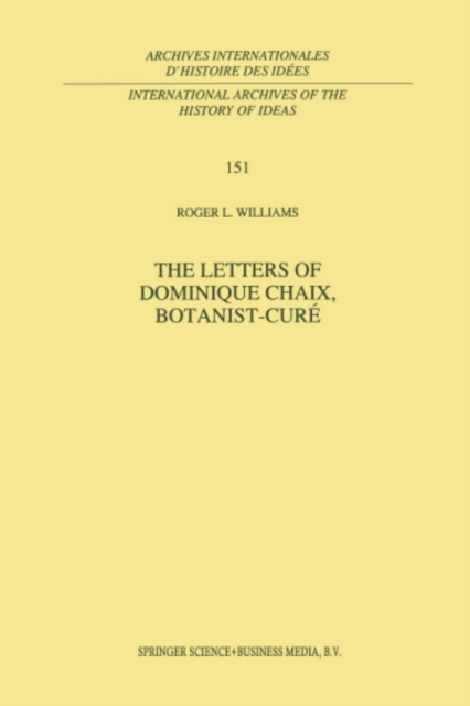 The Letters of Dominique Chaix, Botanist-Cure, PDF eBook