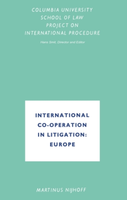 International Co-Operation in Litigation: Europe, PDF eBook