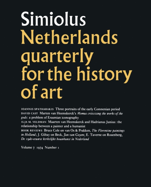 Netherlands Quarterly for the History of Art, PDF eBook