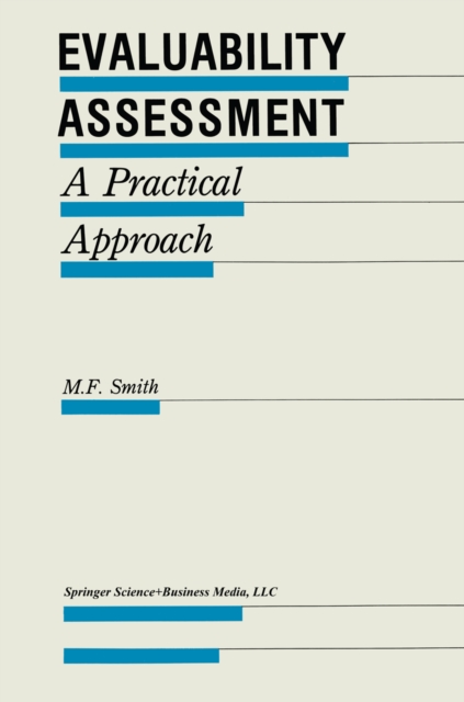 Evaluability Assessment : A Practical Approach, PDF eBook