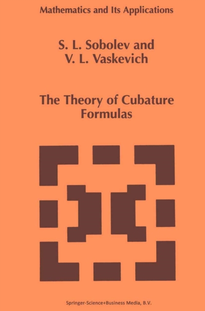 The Theory of Cubature Formulas, PDF eBook