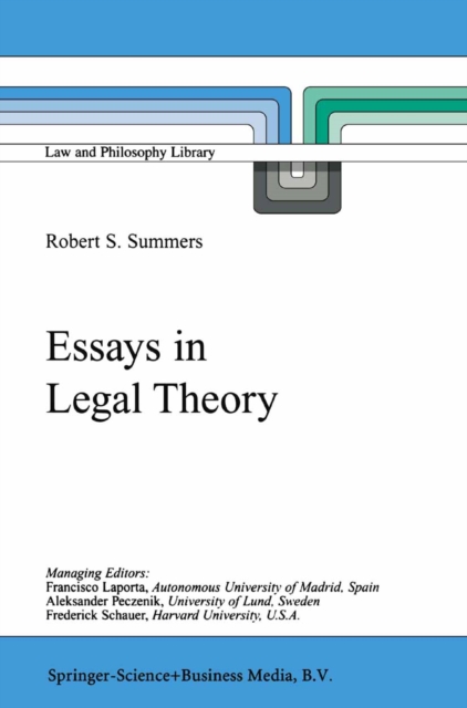 Essays in Legal Theory, PDF eBook