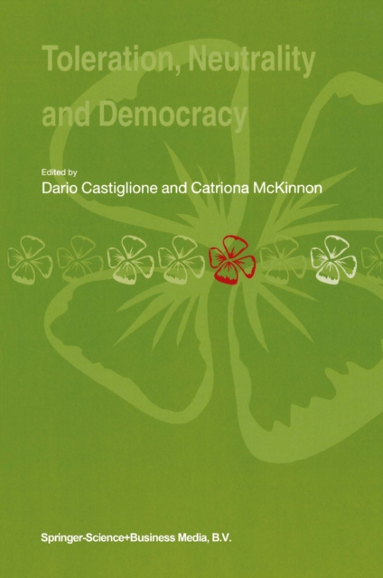 Toleration, Neutrality and Democracy, PDF eBook