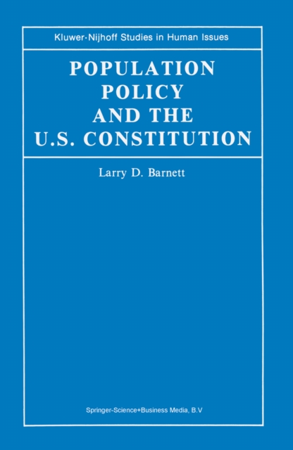 Population Policy and the U.S. Constitution, PDF eBook