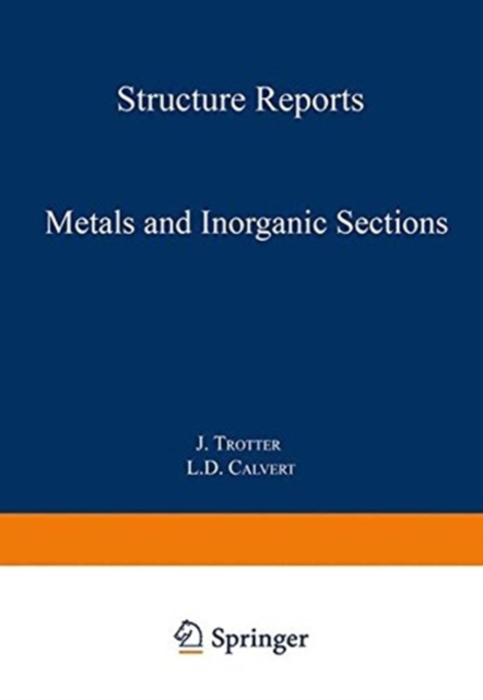 Metals and Inorganic Sections, Paperback / softback Book