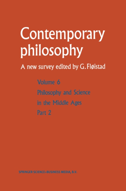 Philosophie et science au Moyen Age / Philosophy and Science in the Middle Ages, PDF eBook
