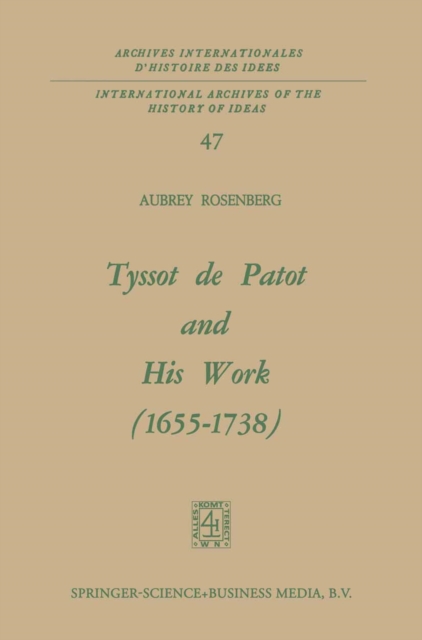 Tyssot de Patot and His Work 1655-1738, PDF eBook