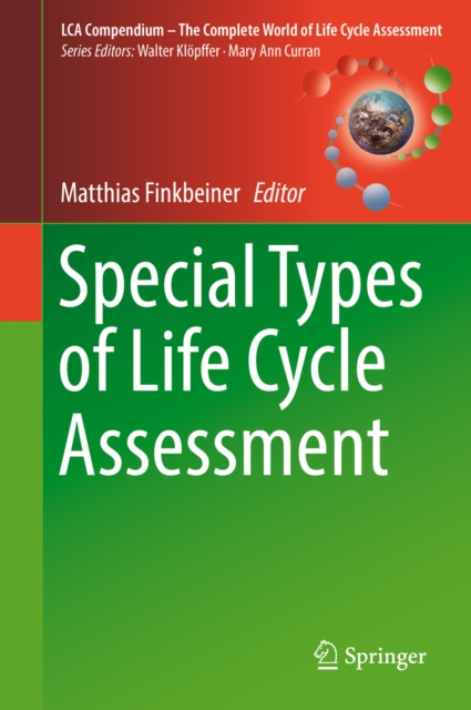 Special Types of Life Cycle Assessment, PDF eBook