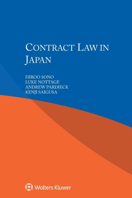 Contract Law in Japan, Paperback / softback Book