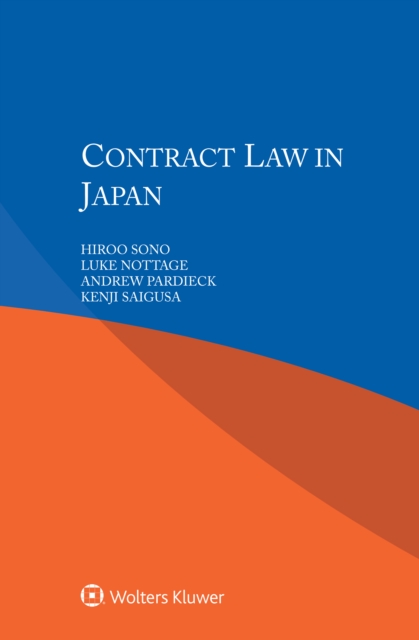 Contract Law in Japan, PDF eBook