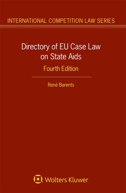Directory of EU Case Law on State Aids, EPUB eBook