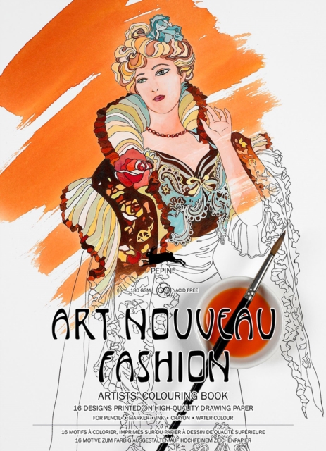 Art Nouveau Fashion : Artists' Colouring Book, Paperback / softback Book