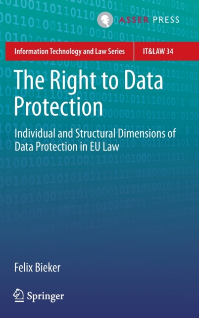 The Right to Data Protection : Individual and Structural Dimensions of Data Protection in EU Law, Hardback Book