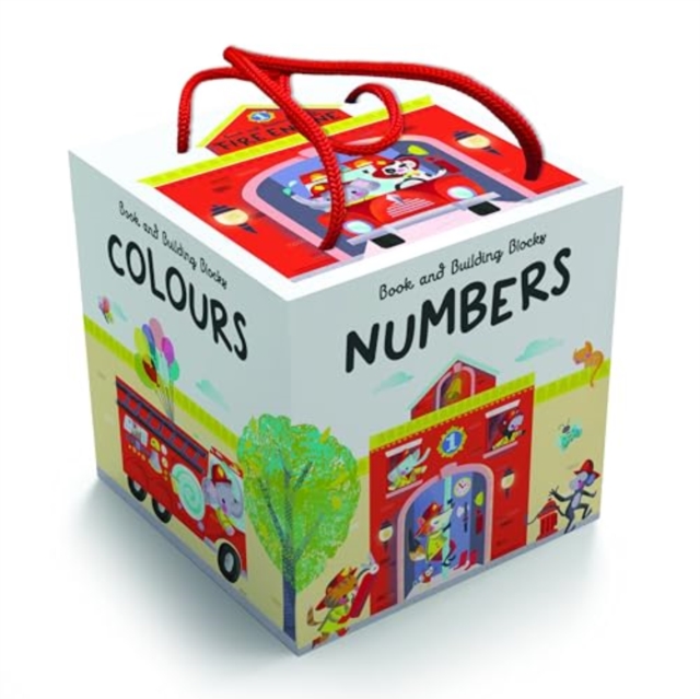 Fire Engine (Book & Building Blocks Tower), Multiple-component retail product, part(s) enclose Book