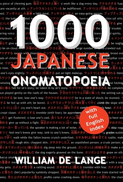 1000 Japanese Onomatopoeia, Hardback Book