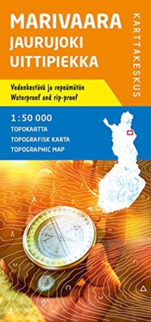 Marivaara Jaurujoki Uittipiekka, Sheet map, folded Book