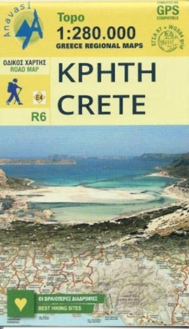 Crete R6 : 1:280 000 scale map, Sheet map, folded Book