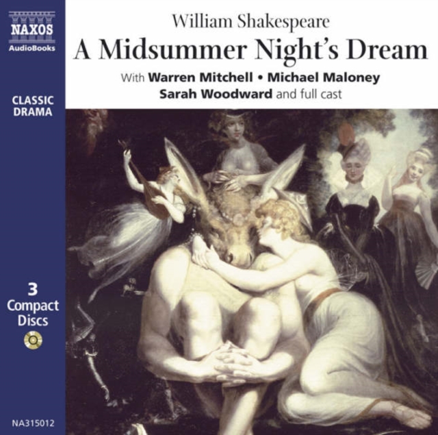 A Midsummer Night's Dream : Performed by Warren Mitchell & Cast, CD-Audio Book