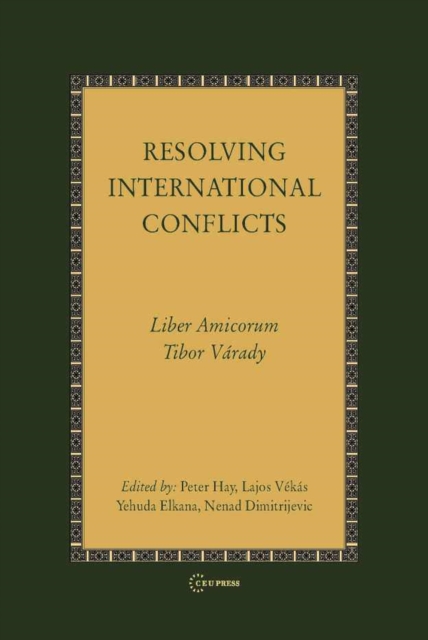 Resolving International Conflicts, Hardback Book