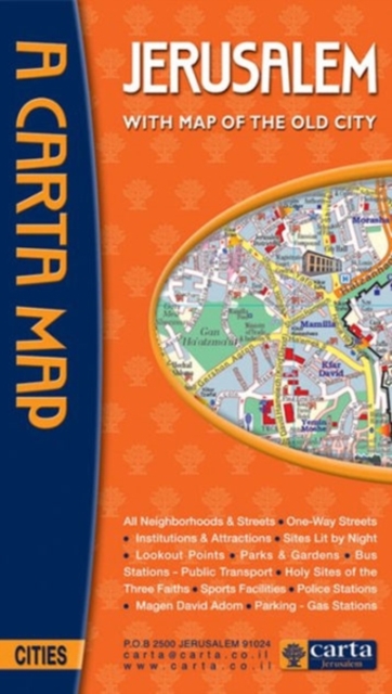 Jerusalem Map, Sheet map Book