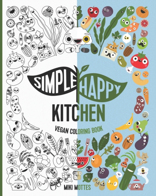 Simple Happy Kitchen Vegan Coloring Book, Paperback / softback Book