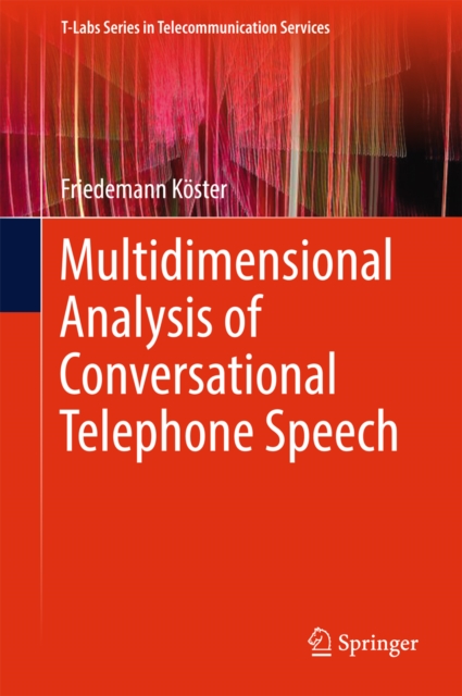 Multidimensional Analysis of Conversational Telephone Speech, PDF eBook