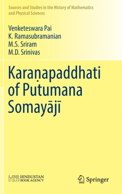 Karanapaddhati of Putumana Somayaji, Hardback Book